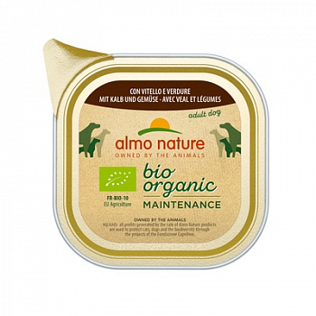 ALMO NATURE Bio Pate Veal&Vegetables Консервы для cобак с Телятиной и оаощами паштет