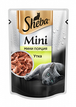 SHEBA Mini Пауч для кошек мини порция с Уткой 50 г
