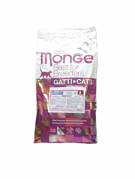 MONGE CAT Sensitive Сухой корм д/кошек Чувствительное пищеварение 10 кг