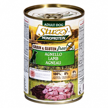 STUZZY MONOPROTEIN  Консервы д/собак с Ягненком 400 г