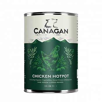 CANAGAN Полнорационный Консервированный корм д/cобак. Куриное рагу 400 г