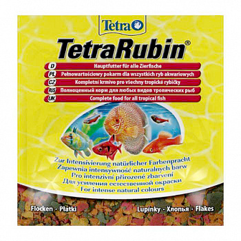 TETRA Rubin Корм для всех видов тропических рыб для насыщенности окраса хлопья 12 г
