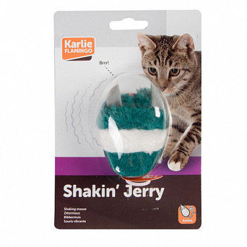 KARLIE-FLAMINGO Shaking' Jerry Игрушка д/кошек, плюш, 7 см