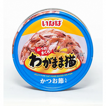 INABA Консервы для кошек Японский тунец с вялеными кусочками тихоокенского тунца 115 г