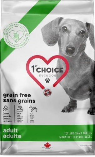 1st CHOICE Grain Free Сухой корм д/собак Здоровое пищеварение для миниатюрных и мелких пород Курица