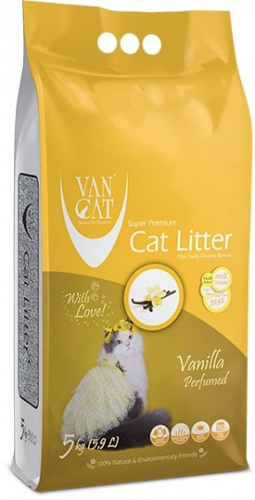 VAN CAT Vanilla Наполнитель Комкующийся с ароматом Ванили