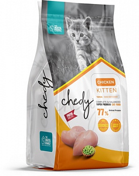 CHEDY Корм для котят Kitten курица