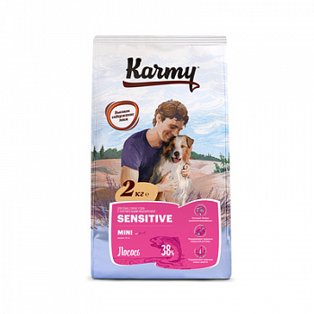 KARMY Sensitive Mini Cухой корм для собак мелких пород с Чувствительным Пищеварением с Ягненком