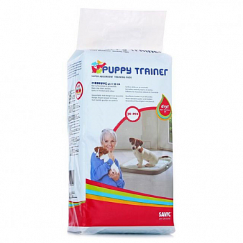 SAVIC Puppy Trainer M Пелёнки для щенков средних пород 45х30 см 30 шт