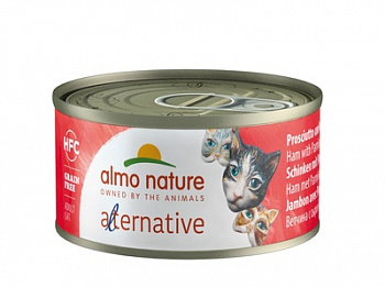 ALMO NATURE HFC Alternative Ham and Parmesan Консервы для кошек с Ветчиной и Пармезаном 70 г
