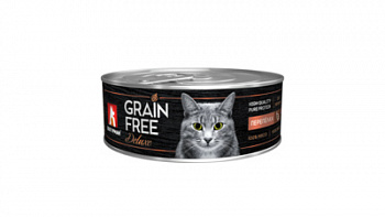 ЗООГУРМАН Grain Free Беззерновые консервы для кошек с Перепелкой 100 г