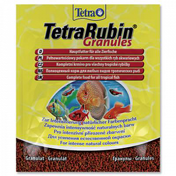 TETRA Rubin Granules Корм для усиления окраса рыб гранулы 15 г