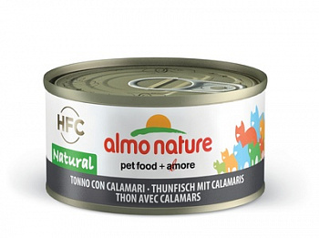 ALMO NATURE Legend HFC Cat Tuna&Squids Консервы для кошек с Тунцом и Кальмарами 70 г