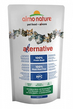 ALMO NATURE Alternative Сухой корм для кошек со Свежей Перепелкой