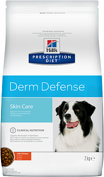 HILL'S Prescription Diet derm Defense Skin Care Сухой корм д/собак Диета (При аллергии)