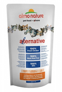 ALMO NATURE Alternative Сухой корм для кошек со Свежим Цыпленком 750 г