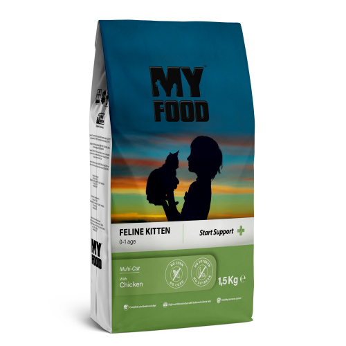 Myfood корм для котят Kitten Multi-Cat with с Курицей