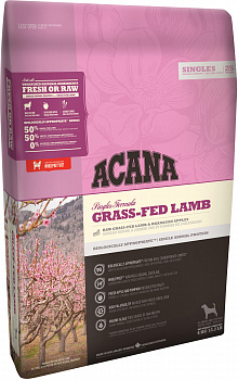 ACANA Singles Grass-Fed Lamb Сухой корм д/собак Чувствительное пищеварение Ягненок и Яблоко