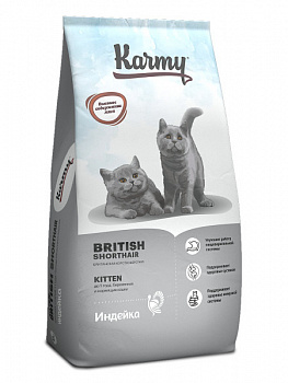 KARMY British Shorthair Kitten Сухой корм д/британских короткошерстных котят и беременных кошек