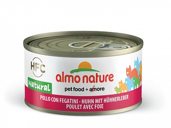 ALMO NATURE Legend HFC Adult Cat Chicken&Liver Консервы для кошек с Курицей и Печенью 70 г