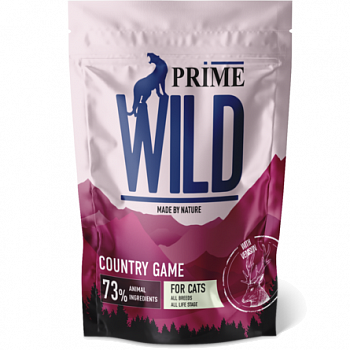 PRIME WILD Корм для котят и кошек GF COUNRTY GAME с уткой и олениной