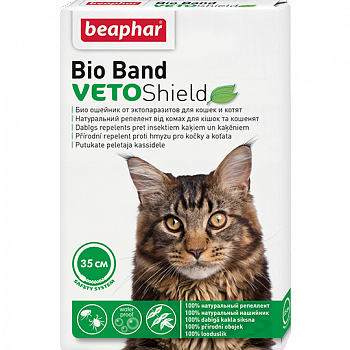 BEAPHAR Veto Shield Bio Band Биоошейник от блох и клещей для кошек и котят 35 см