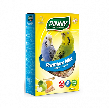 PINNY PM Корм для волнистых попугаев витаминизированный фрукты бисквит 800 гр 27.2153