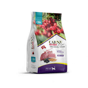 CARNI LIFE Корм для кошек Adult Ягненок ежевика клюква