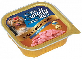 ЗООГУРМАН Smolly Dog Консервы для собак мелких пород с Телятиной 100 г