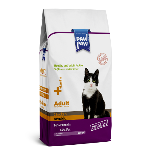 Pawpaw Корм для кошек Adult Cat Food Курица