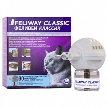 CEVA Feliway Classic Модулятор поведения для кошек диффузор+сменный флакон 48 мл