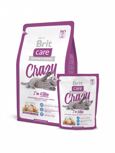 BRIT Care Cat Crazy Kitten Сухой корм д/котят и беременных кошек