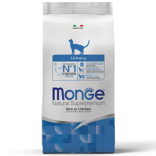 MONGE CAT Корм для кошек Daily Line URINARY профилактика МКБ из Курицы