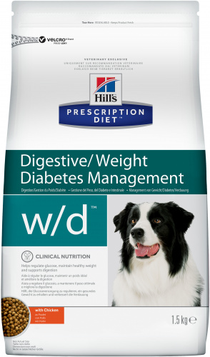 HILL'S Prescription Diet w/d Weight Diabet Сухой корм д/собак Диета (При сахарном диабете)