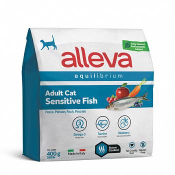 ALLEVA EQUILIBRIUM SENSITIVE Сухой корм для кошек с Рыбой