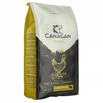 CANAGAN Free Range Chiken Large Беззерновой сухой корм д/собак крупных пород Цыпленок 12 кг