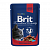 BRIT Premium Пауч д/кошек Говядина/горошек 100 г