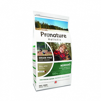 PRONATURE Holistic Grain Free Nordiko Беззерновой сухой корм д/собак мелких пород с Индейкой