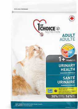 1st CHOICE Urinary Сухой корм д/кошек с Курицей, Профилактика МКБ