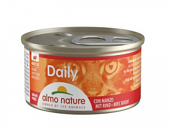 ALMO NATURE Daily Menu Cat Chunks with Beef Пауч для кошек с Меню Кусочки с Говядиной 70 г