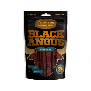 ДЕРЕВЕНСКИЕ ЛАКОМСТВА Black Angus Лакомство д/собак Вырезка, 50 г