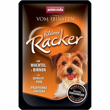 ANIMONDA Vom Feinsten Kleiner Racker Пауч д/собак с Перепелкой и грушей 85 г
