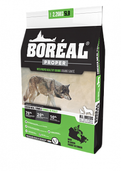 BOREAL Proper Низкозерновой сухой корм для собак с Курицей