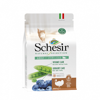 SCHESIR Natural Selection Grain-Free Сухой корм для стерилизованных кошек Индейка