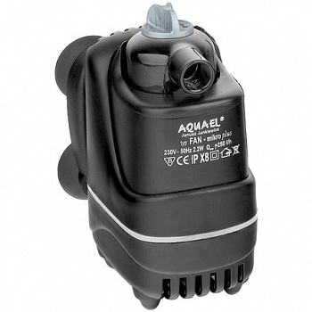 AQUAEL Fan-Micro plus Внутренний помпа-фильтр для аквариумов до 30 л, 250 л/ч