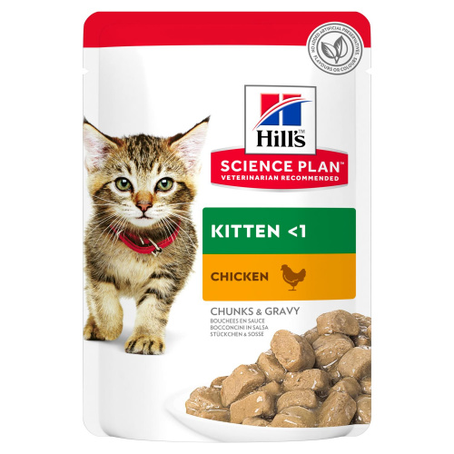 HILL'S SP Kitten Healthy Development Пауч д/котят с Курицей, соус