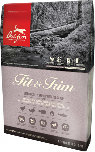 ORIJEN Fit&Trim Dog Сухой корм д/собак Облегченный