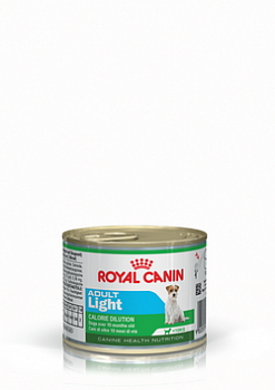 ROYAL CANIN Adult Light Mousse Консервы д/собак склонных к лишнему весу мусс ж/б 195г