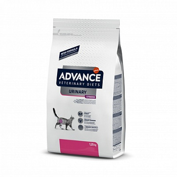 ADVANCE Urinary Stress Сухой корм для кошек с Мочекаменной Болезнью при стрессе 1,25 кг