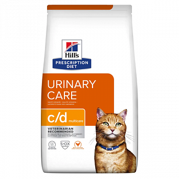 HILL'S Prescription Diet c/d Urinary Сухой корм д/кошек Диета (Профилактика МКБ) Курица